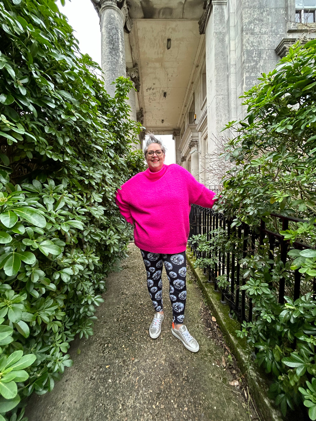 Best-Seller! Black Disco Ball Adult Leggings (Low Stock) House of Happy Threads