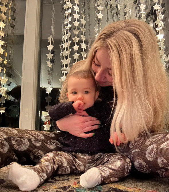 Black Disco Ball (Holographic) Adult Leggings House of Happy Threads