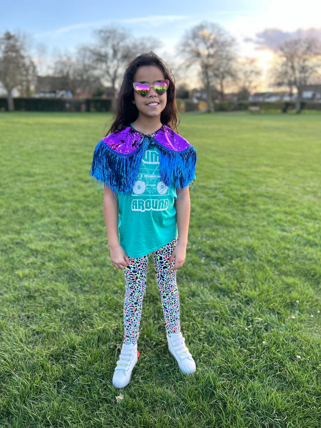 UV Glow Neon Animal Print Leggings House of Happy Threads