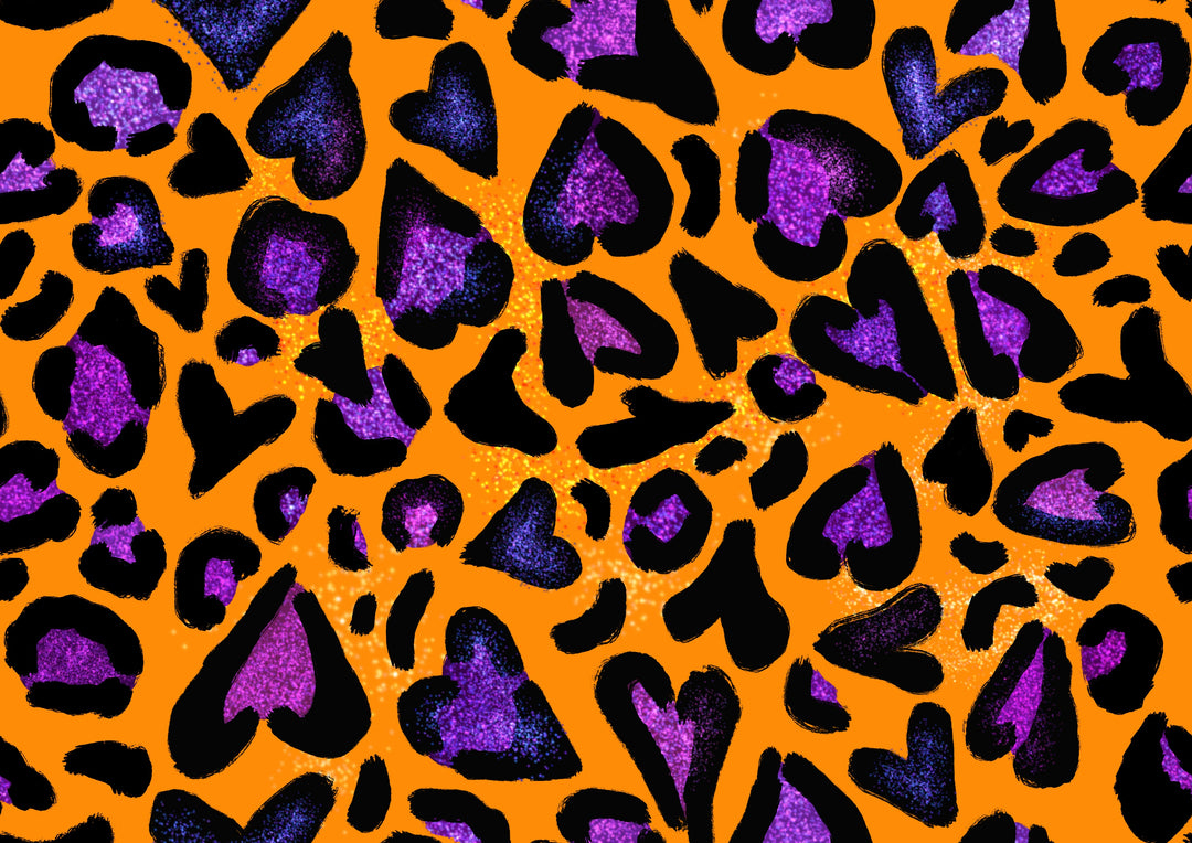 I Love Leopard Short Legged Reversible Romper House of Happy Threads