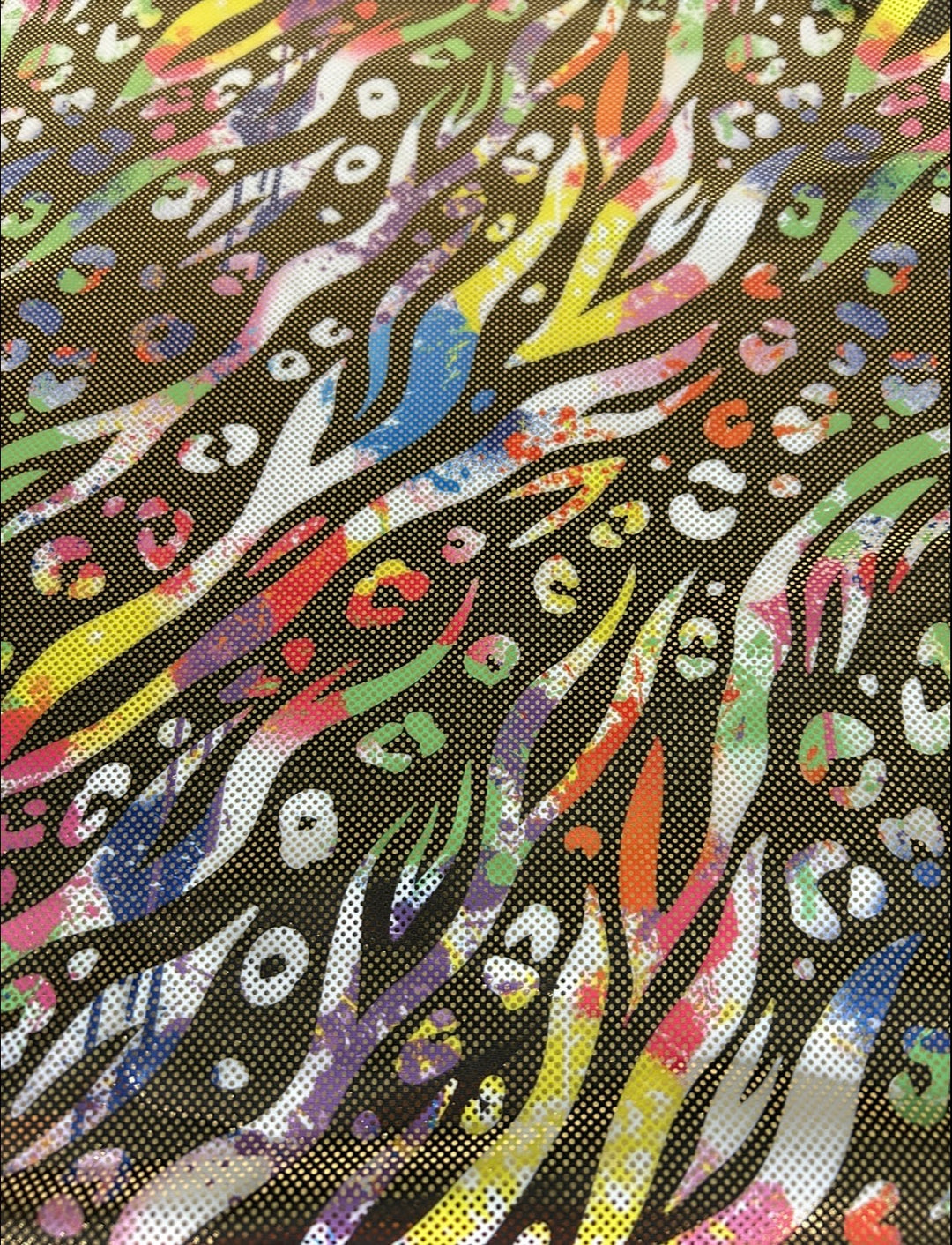 Zebra (Holographic) Adult Shorties House of Happy Threads