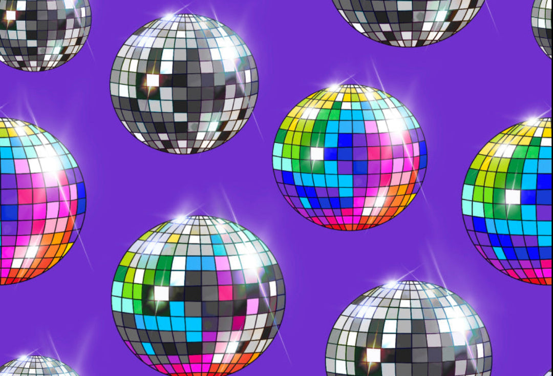 Lilac Disco Ball Tank Top (Regular) House of Happy Threads