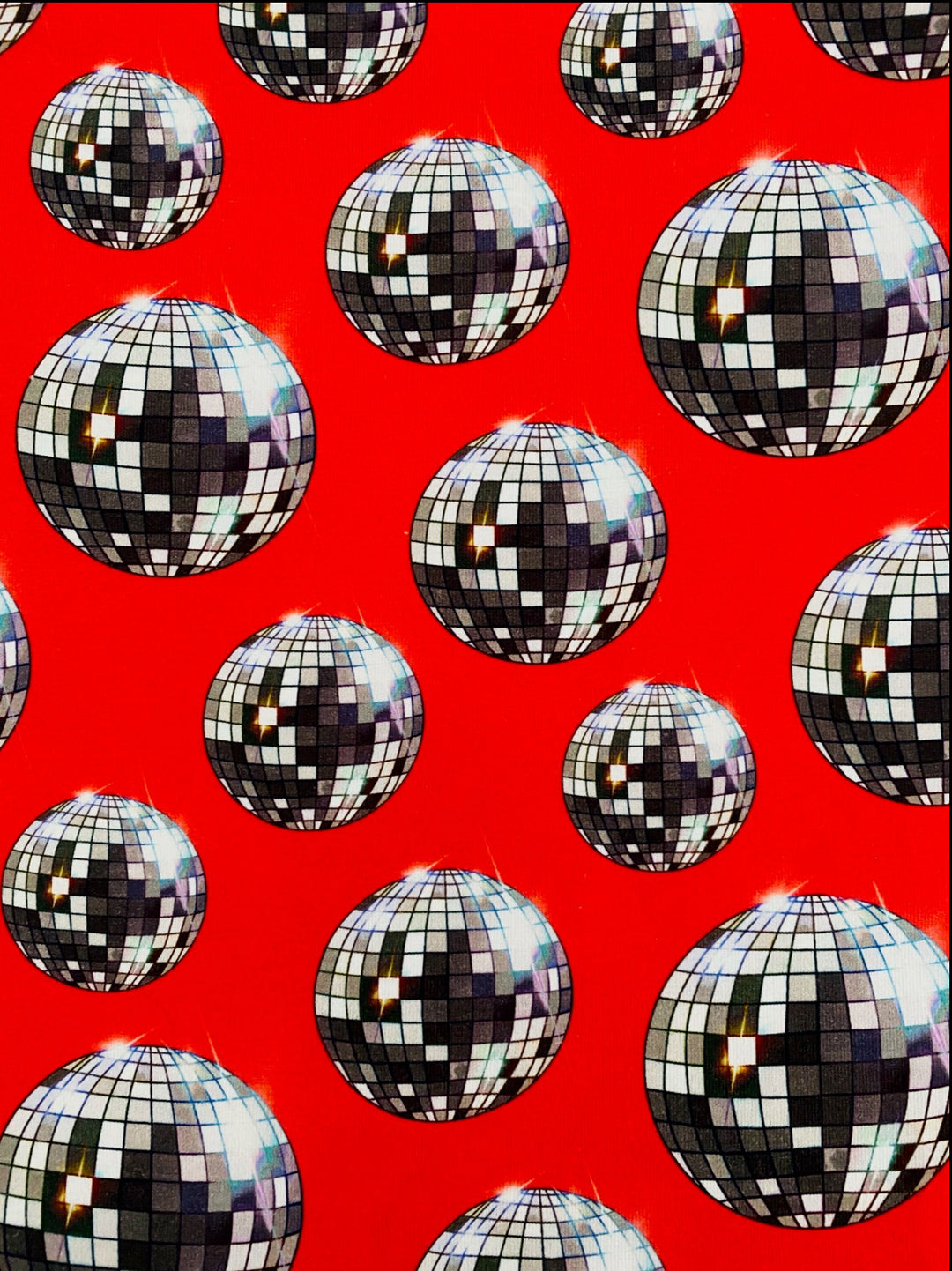 Red Disco Ball Tank Top (Regular) House of Happy Threads