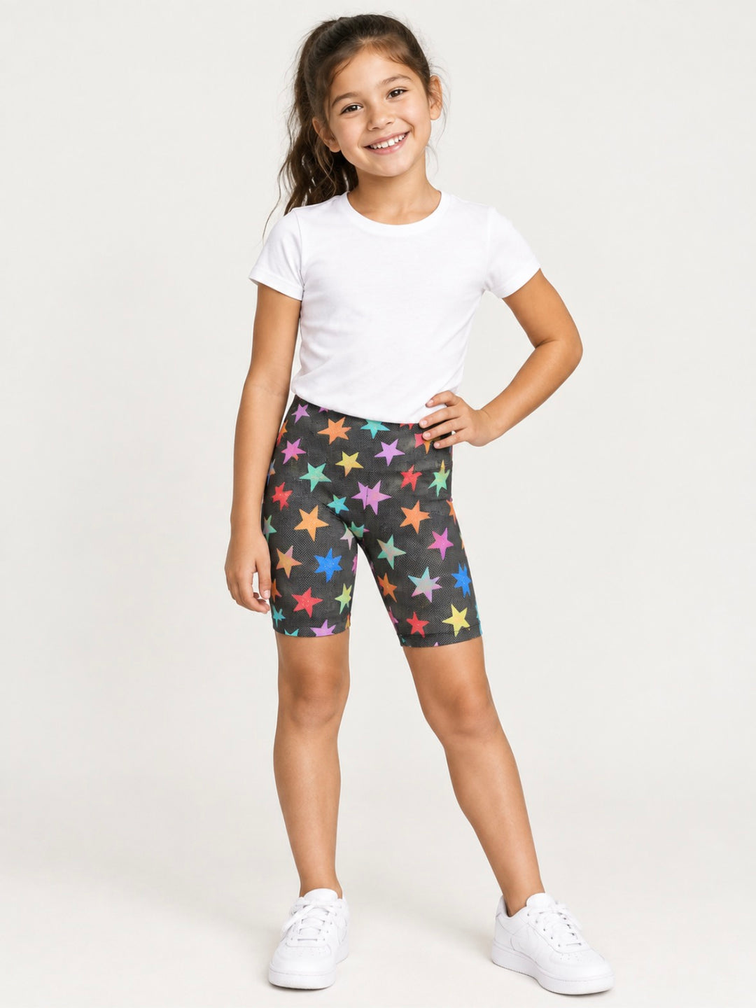 Stars/Lightning (Holographic) Kids Shorts House of Happy Threads