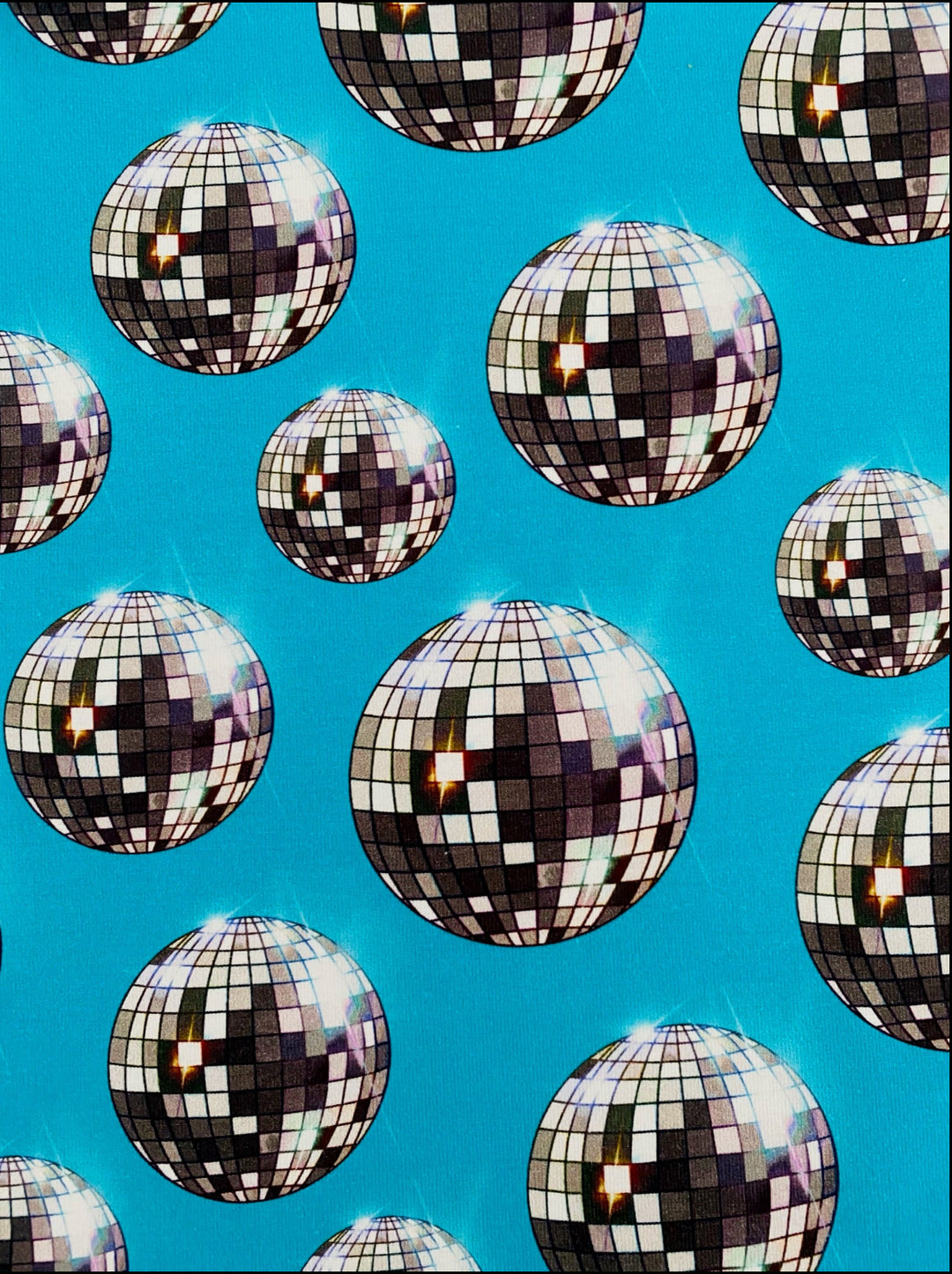 Teal Disco Ball Tank Top (Regular) House of Happy Threads