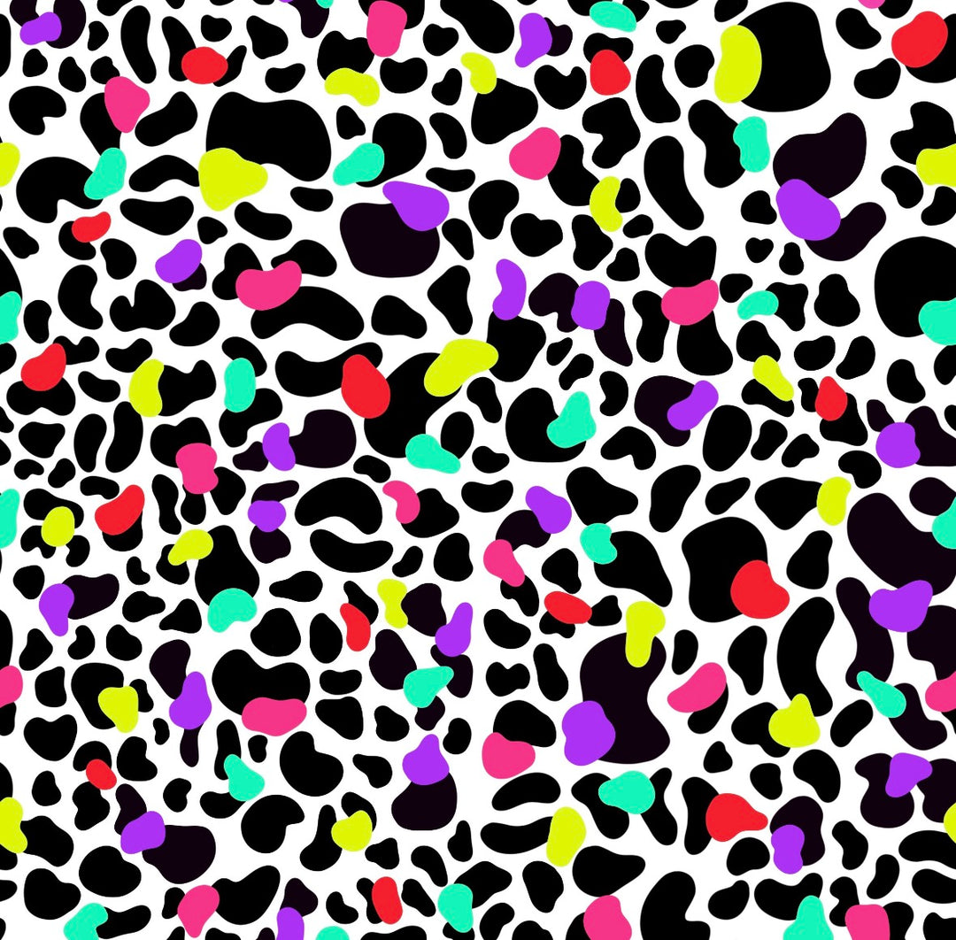 UV Glow Animal Print Long Legged Reversible Romper House of Happy Threads