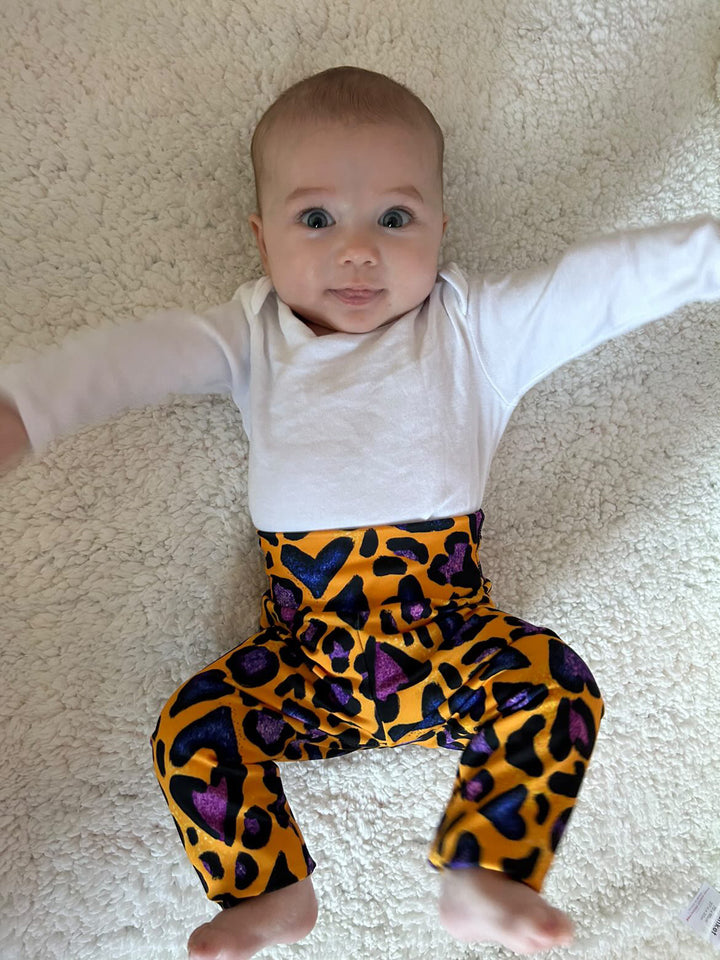 I Love Leopard Design by Funny Mummy Leggings House of Happy Threads