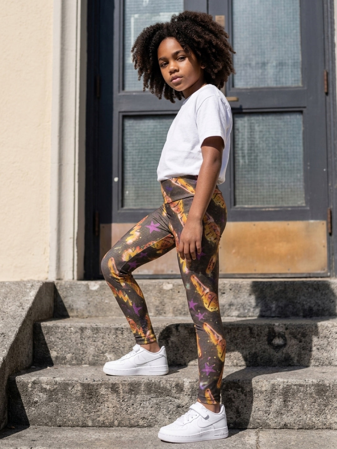 Comedy Gold (Holographic) by Funny Mummy Leggings House of Happy Threads