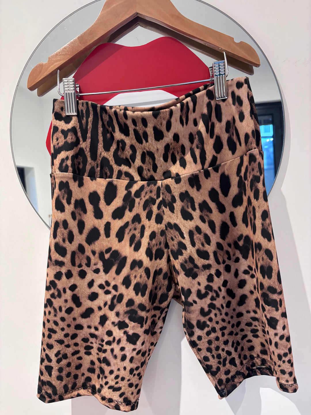 NEW! Leopard Print Lycra Stretch Cycling Shorts House of Happy Threads