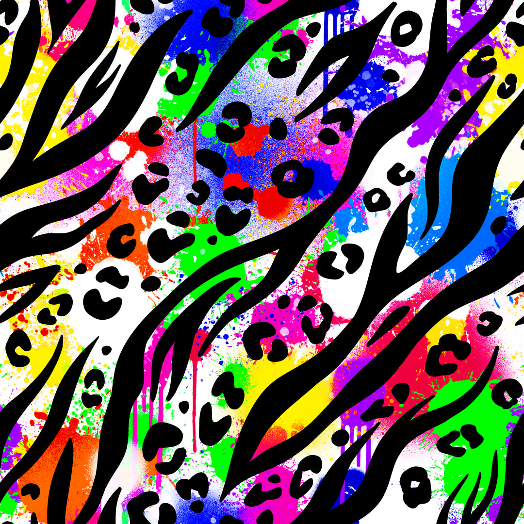 Zebra Neon (White) Regular Top Co Ord House of Happy Threads