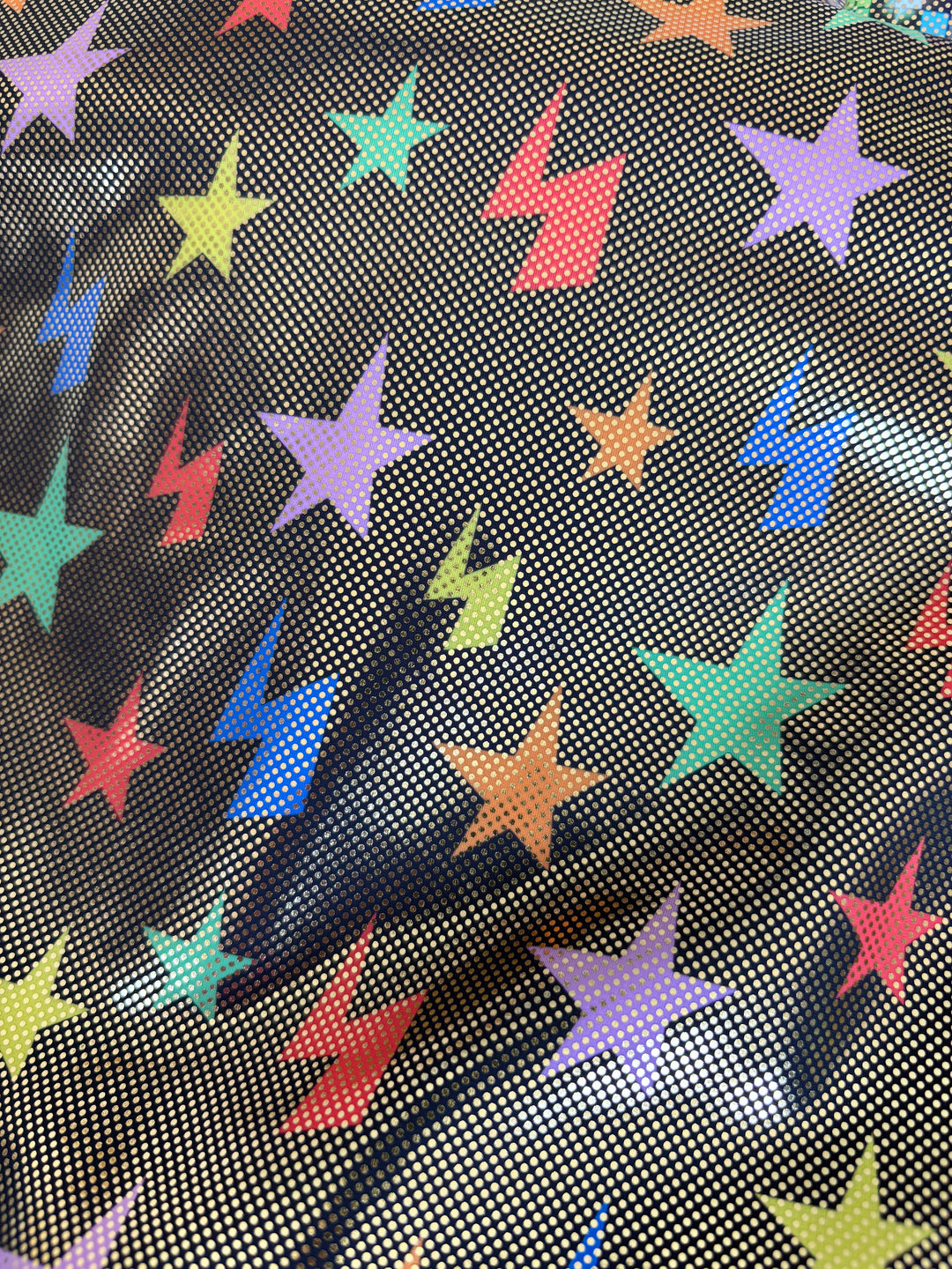Stars/Lightning (Holographic) House of Happy Threads