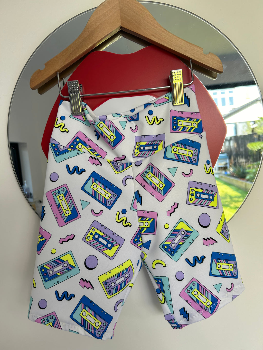 UV Glow Tape Cassettes Kids Shorts House of Happy Threads