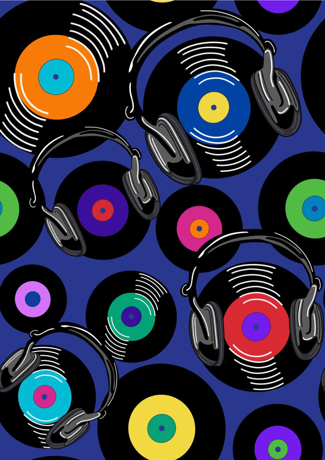 Blue Vinyl Kids Shorts House of Happy Threads