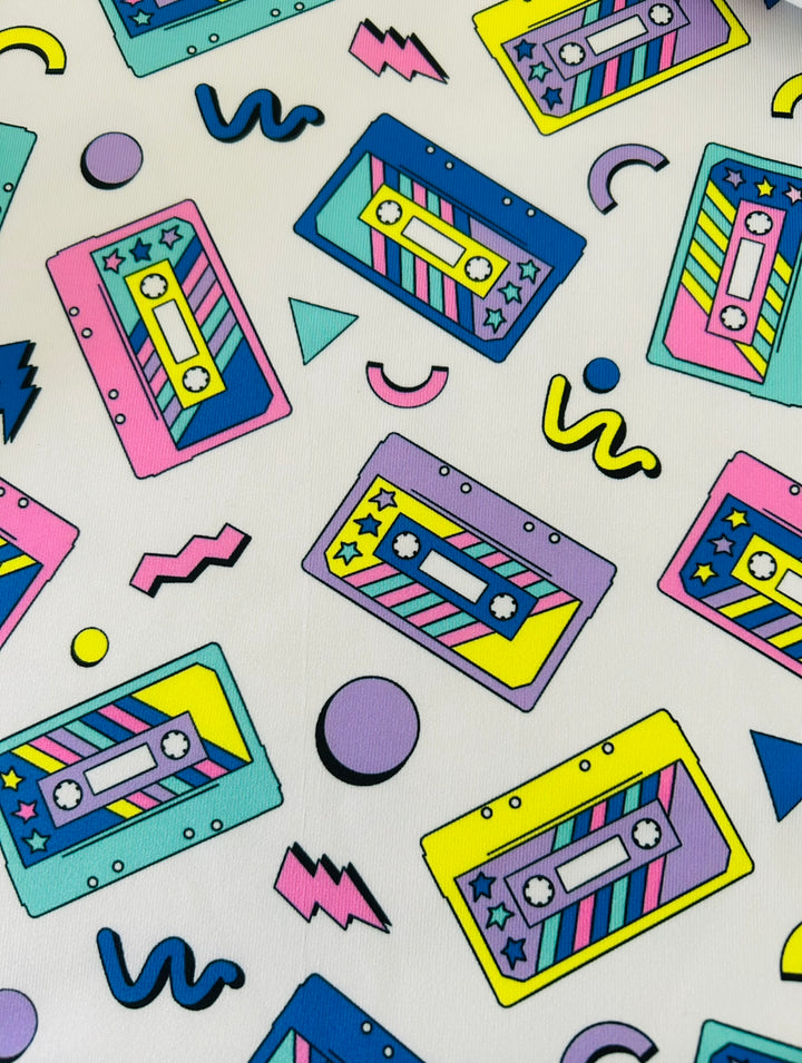UV Glow Tape Cassettes Leggings House of Happy Threads