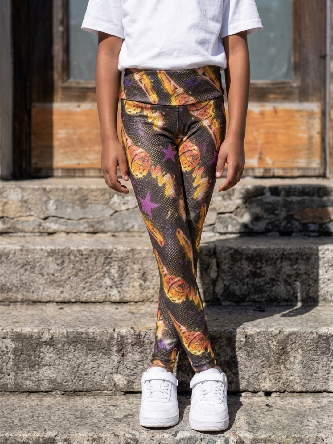 Comedy Gold (Holographic) by Funny Mummy Leggings House of Happy Threads