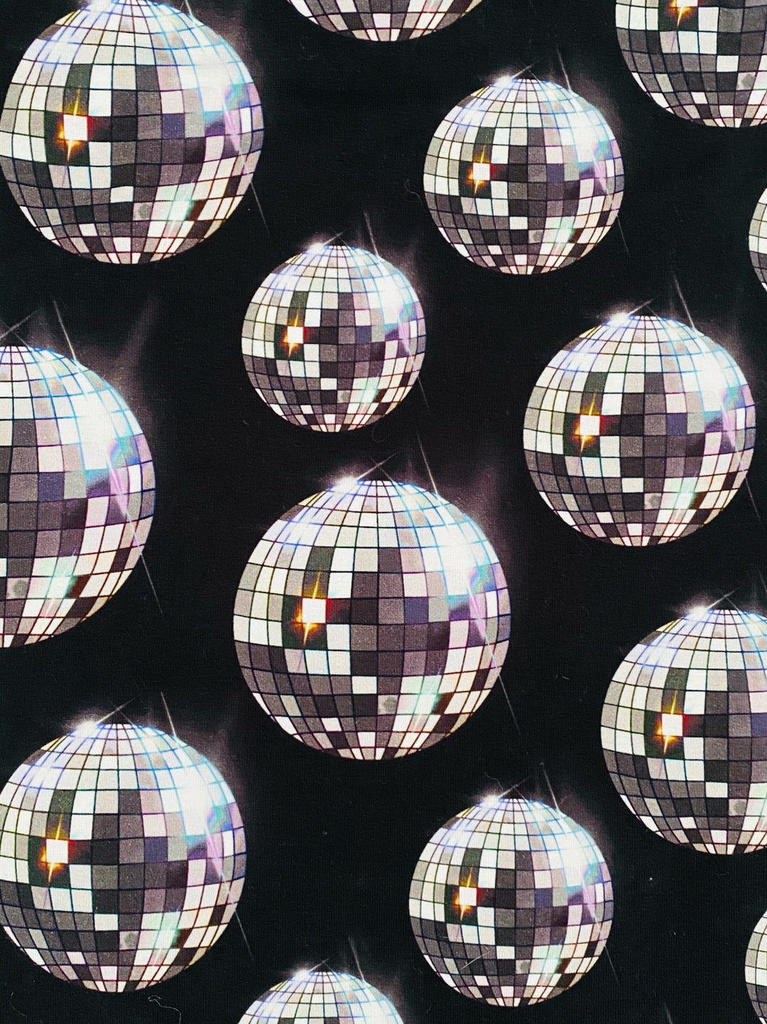 Black Disco Ball Tank Top (Regular) House of Happy Threads