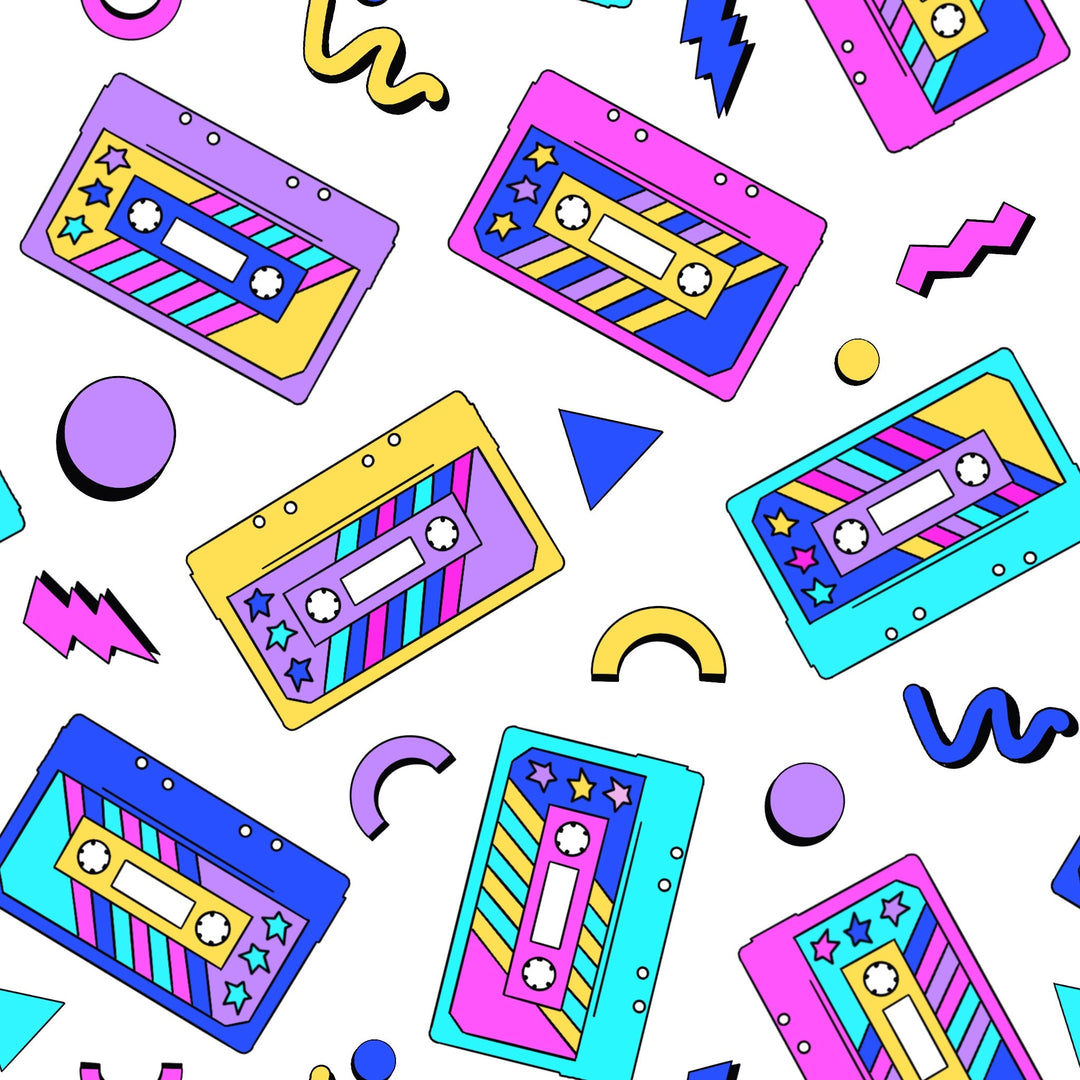 UV Glow Cassettes Regular Top Co Ord House of Happy Threads